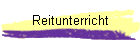 Reitunterricht